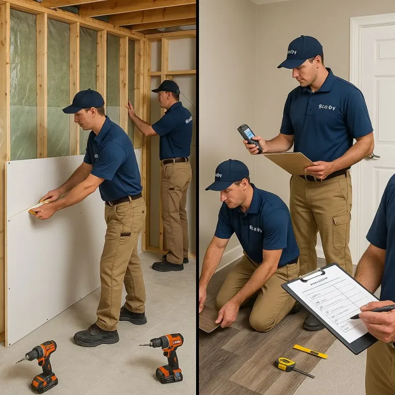 Repairs and Reconstruction process in Wading River, NY